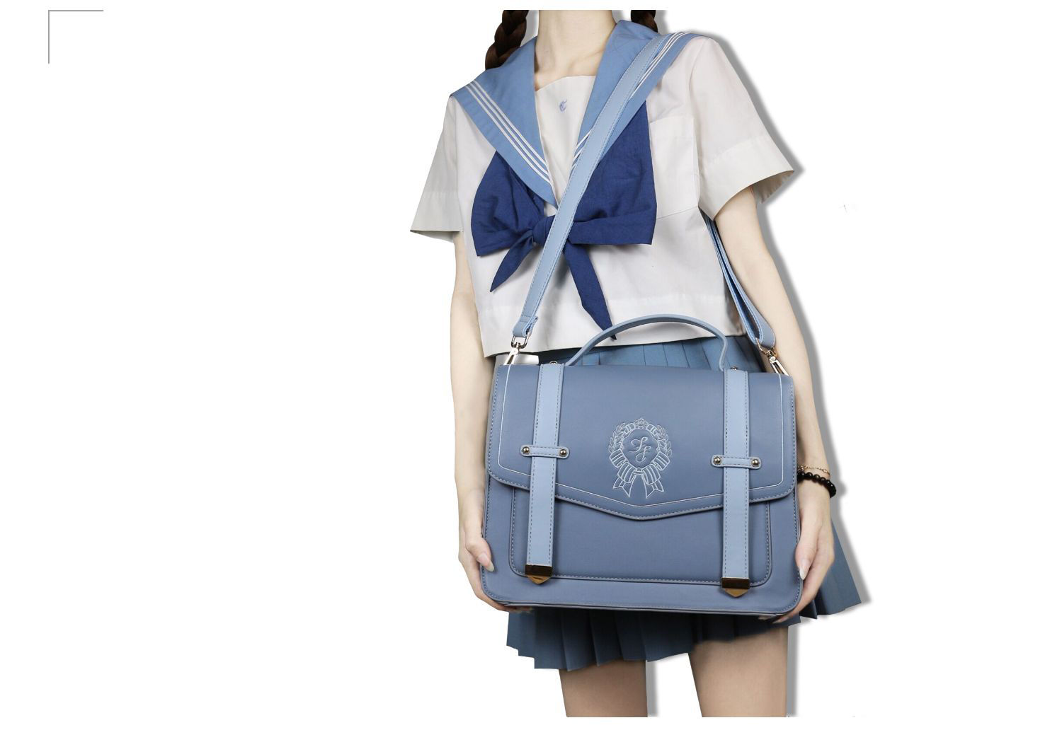 啄木鸟同款日系jk制服包优等生剑桥包斜跨双肩单手提二次元dk通勤