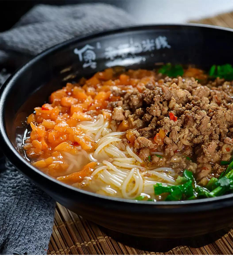 徐州米线酱香 牛肉味正宗特产小吃袋装方便速食品美食 2份酸菜 1份