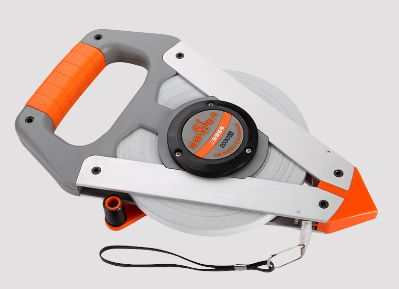 斌耀雄狮品牌手提尺工程 软尺布尺米尺钢卷尺皮尺30米50米m工程专用尺