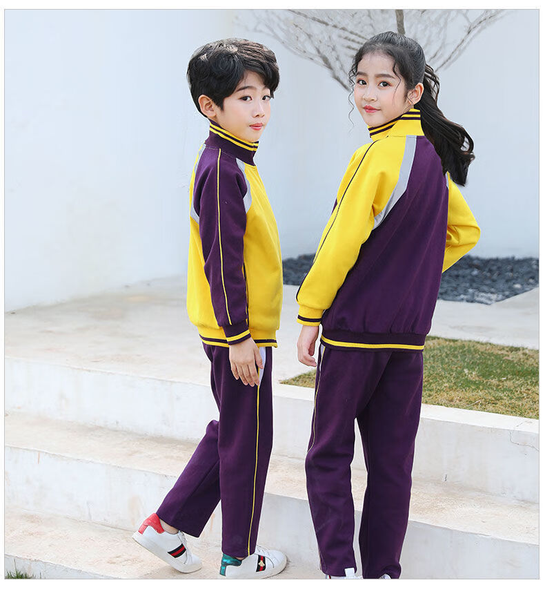 艾诺轮(ainuolun)珠海市斗门区小学生校服长袖套装秋季学生装班服外套