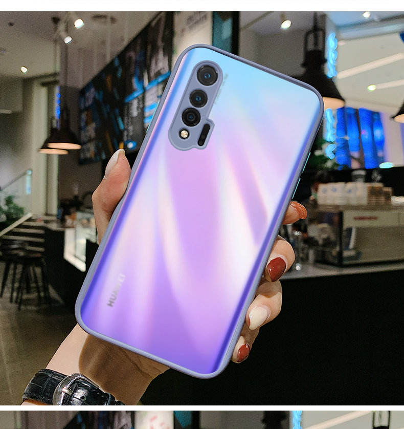 华为nova6手机壳撞色nove6se保护套5g版网红潮牌男女款4个性创意硅胶