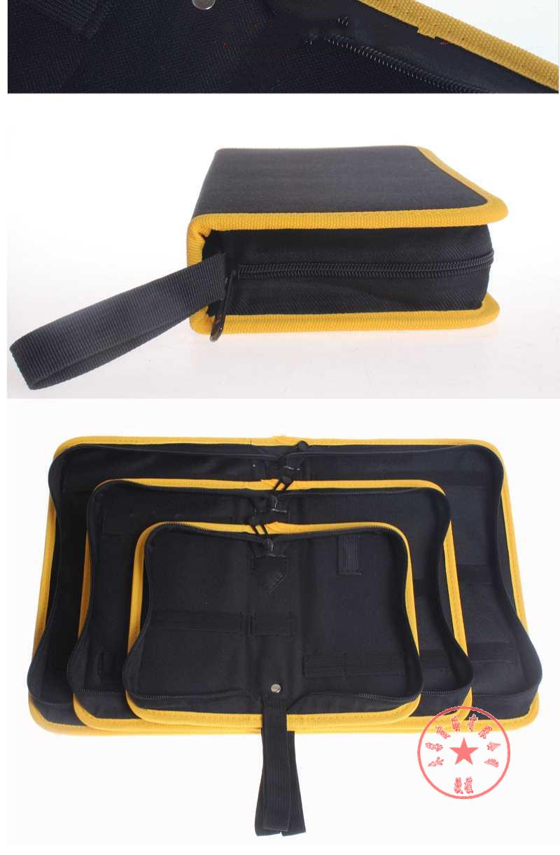 多功能工具包电工手提袋五金维修包便携式硬板小型工具包中号