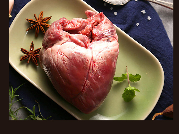 棠鲜生新鲜猪心猪肉猪肉一个约500g冷鲜猪心