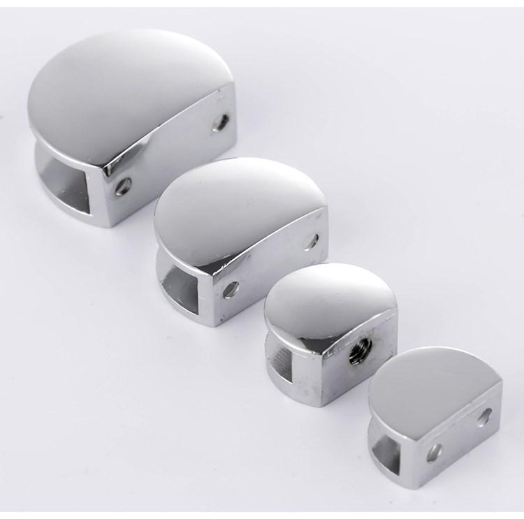 玻璃夹支撑脚玻璃夹子固定托免打孔防滑脚垫玻璃托架支撑免钉层板夹