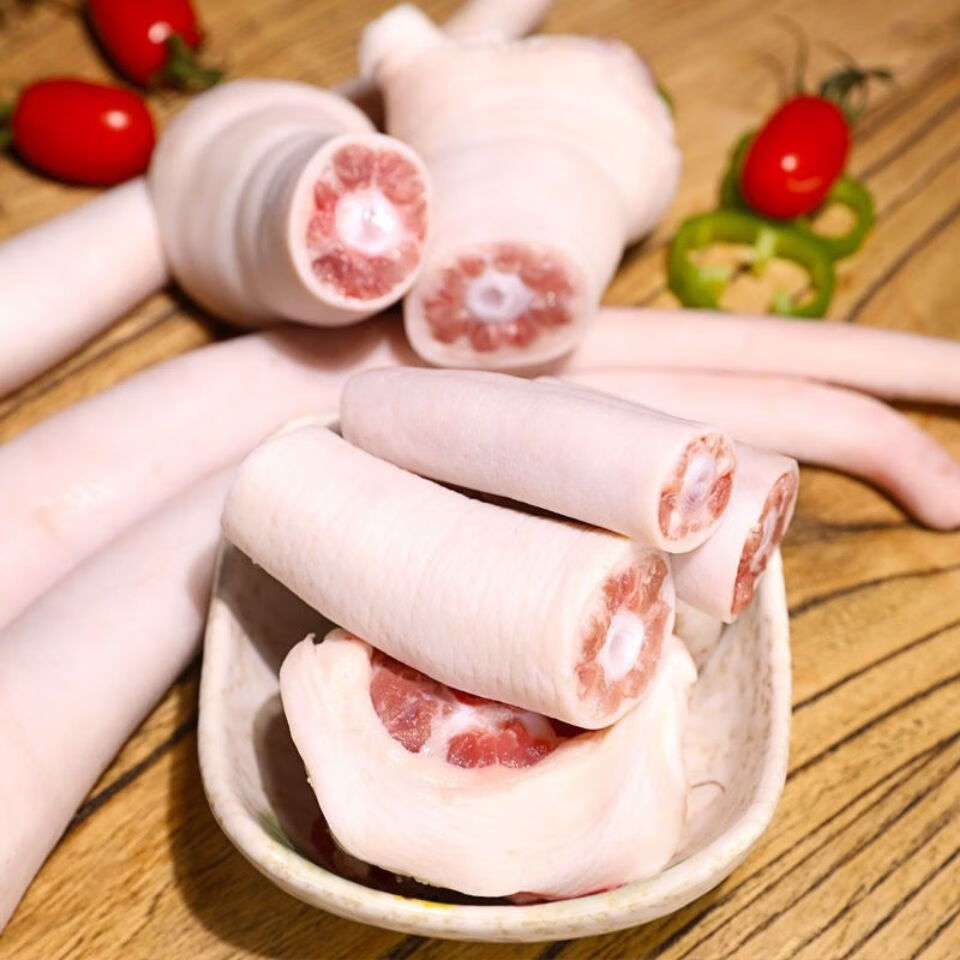 鲜猪尾巴2斤猪尾巴生的3斤国产猪尾巴新鲜5斤整根猪肉华海春 新鲜猪长