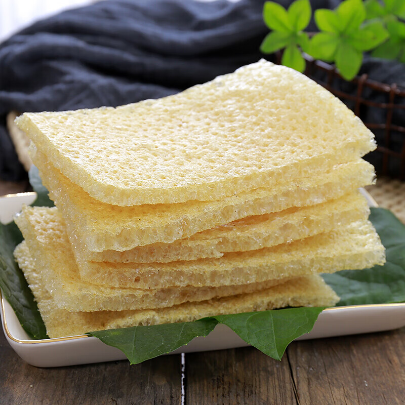 油炸猪皮皮肚猪肉皮干货响皮火锅麻辣烫煲汤凉拌500g 半斤(皮质好)