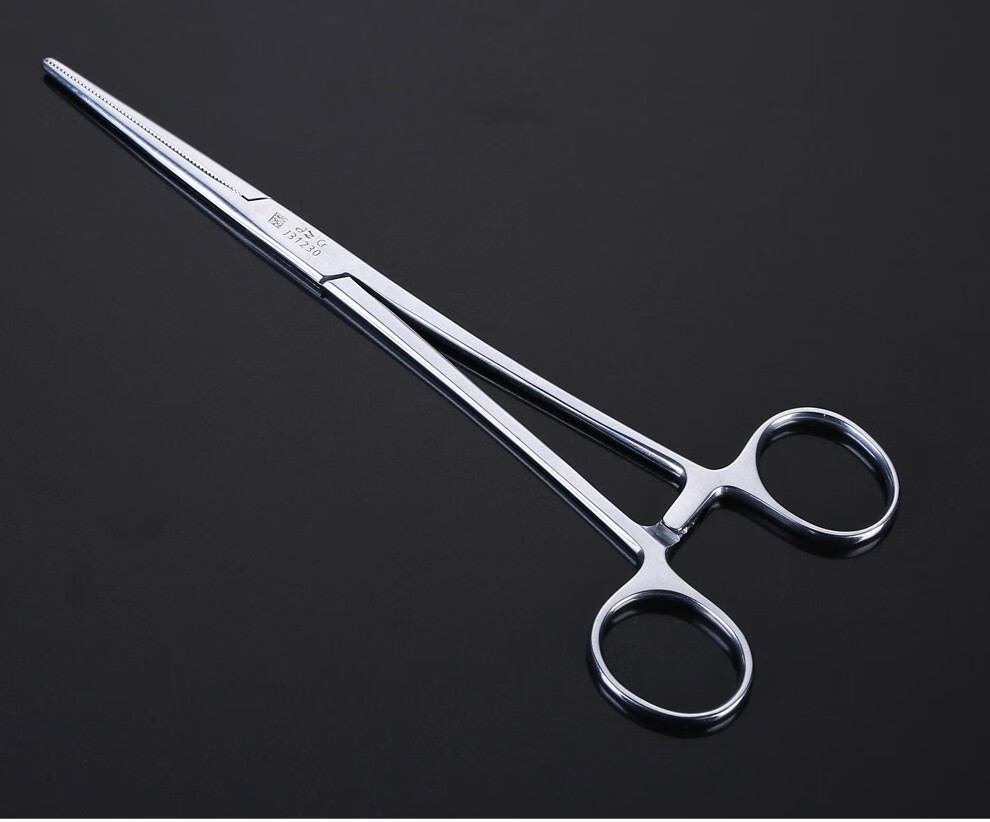 展浩 不锈钢医院医用手术室止血钳 持针钳持针器 弯头直头手术钳