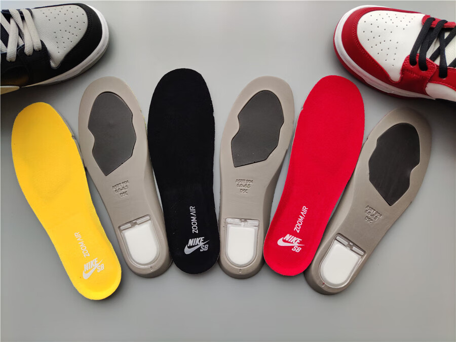 适配耐克dunksb影子灰鞋垫芝加哥板鞋男女zoomaj1气垫减震af1影子灰黑