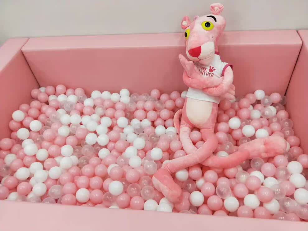 ins网红波波球墙马卡龙粉色白色海洋球波波球网红房间装饰海洋球 黑