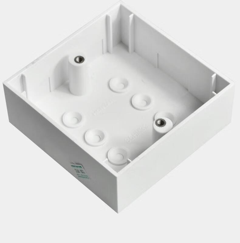 明装底盒线盒86型开关插座面板明线盒家用接线盒子开关盒明盒 86型明