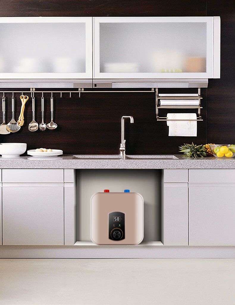 沃家好太太小厨宝速热储水式家用上下出水8l10升厨房电热水器小型 led