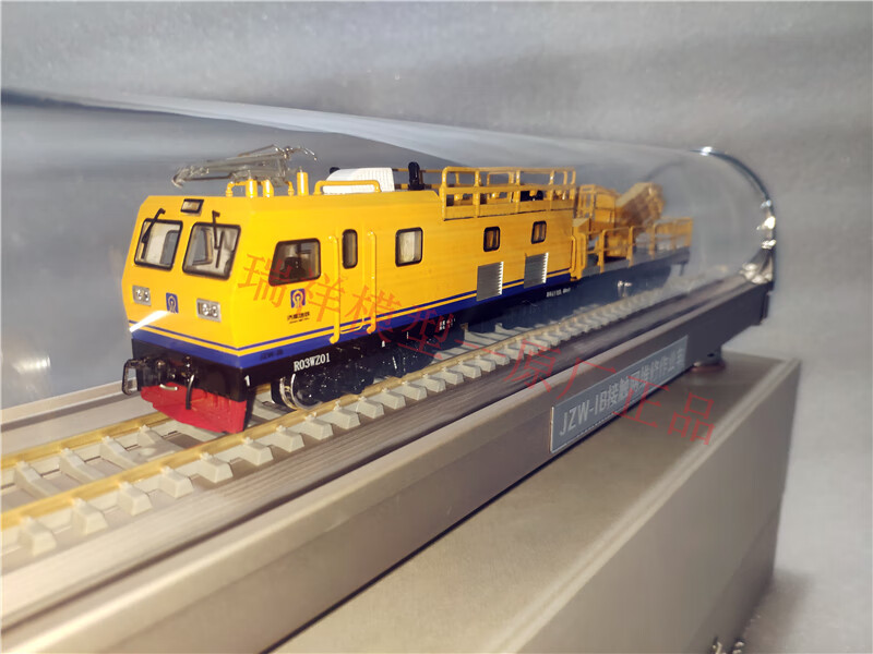 内燃机车模型精装和谐号复兴号电力hxd23d轨道工程车静态仿真187比例