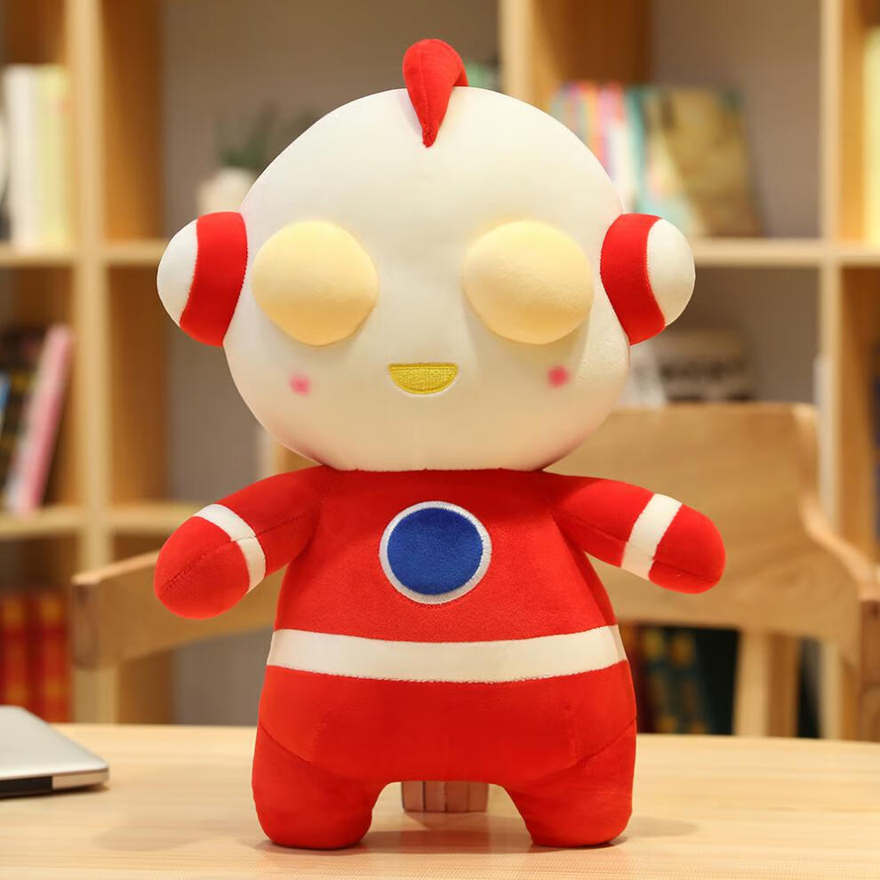 奥特曼公仔小怪兽毛绒玩具咸蛋超人布娃娃迪迦玩偶送男孩子小朋友儿童