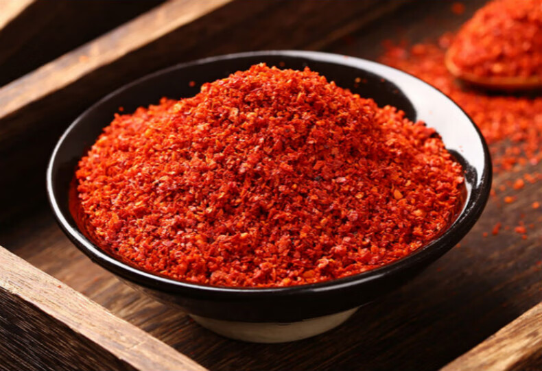 陕西特产辣椒面魔鬼烧烤香辣秦椒油泼辣子粉500g微辣