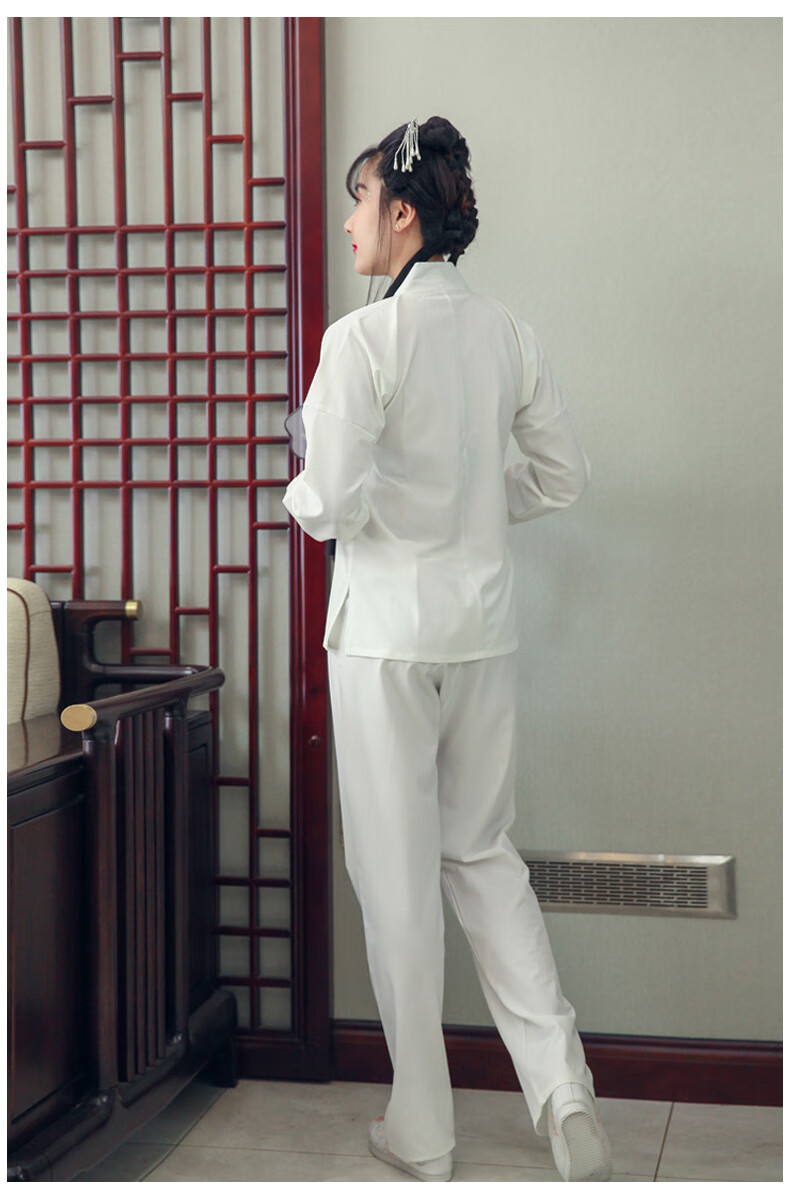 古装汉服睡衣女中衣中裤男白色中国风内衬棉古风里衣内搭慕凡妮中衣