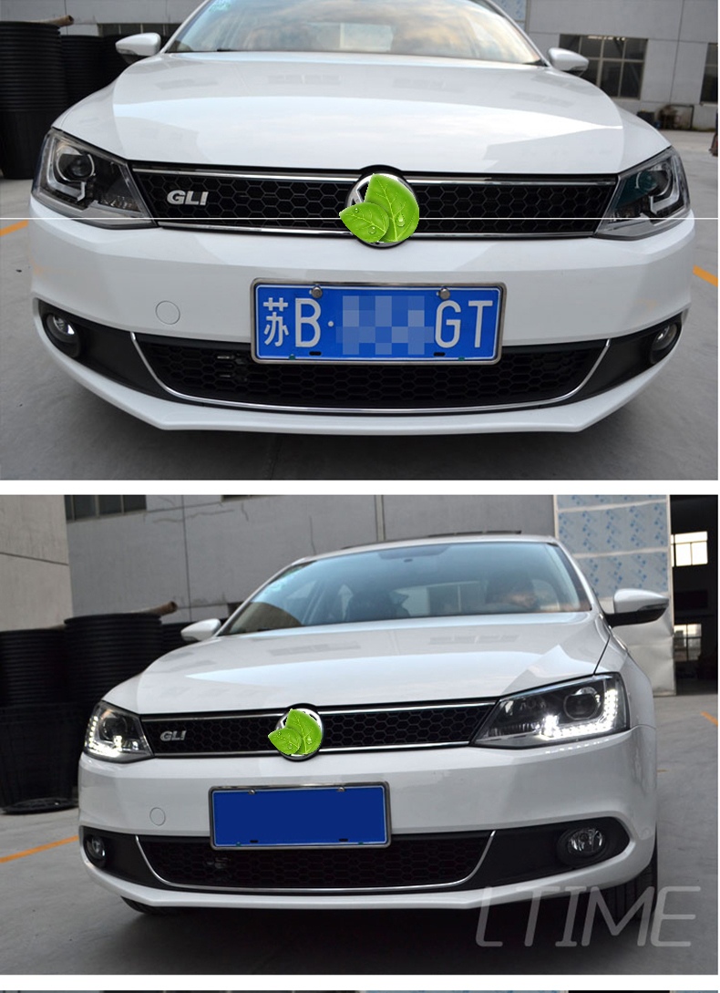 适用于 12-14款速腾中网gli蜂窝运动款中网下网中网改装配件 gli(红线