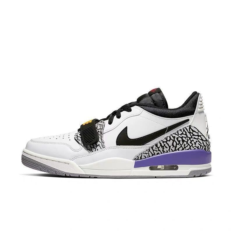 耐克aj312 篮球鞋低帮男鞋白灰湖人芝加哥樱花粉女鞋运动鞋 aj312