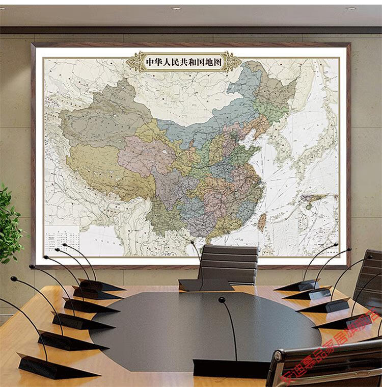 唯美中国地图壁纸图片
