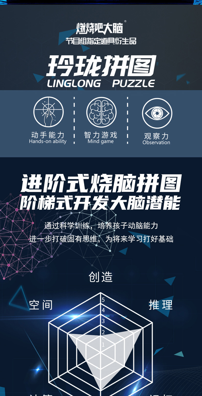 燃烧吧大脑玲珑拼图dn603