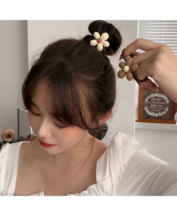 森上优集 [小熊领结七件套] 儿童简约发圈气质头绳女扎头发新款皮筋扎马尾高弹力耐用发绳 小仙女7件套