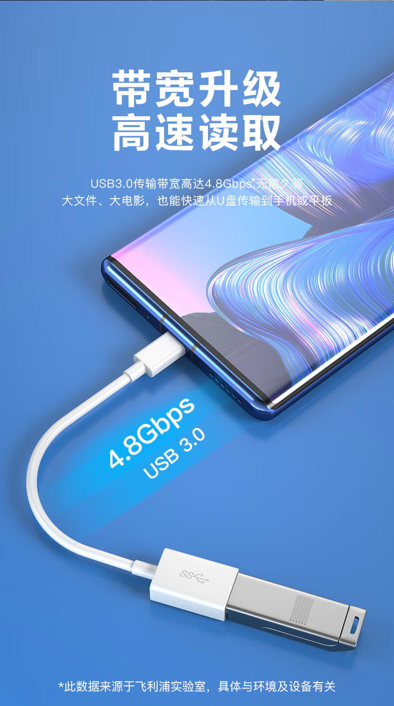 华为通用otg转接头原装手机转换器连接u盘typec转接线usb30适用华为
