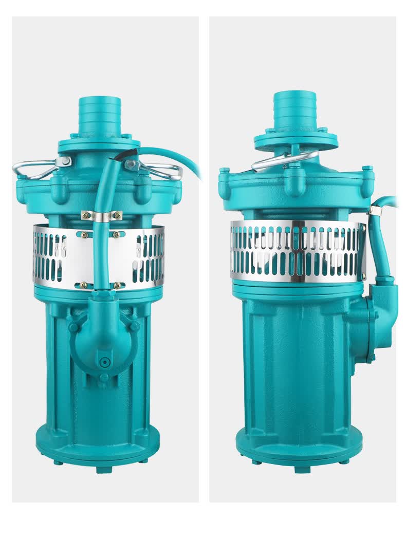 高压大流量全铜qy油浸式潜水泵380v三相国标高扬程农用灌溉深井泵 7.