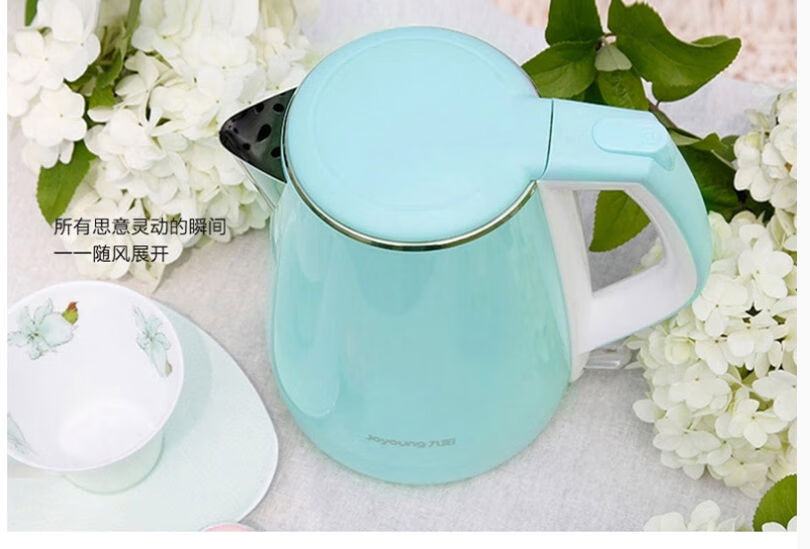 九阳k15-f23家用开水煲食品级304不锈钢自动断电双层保温 九阳f23