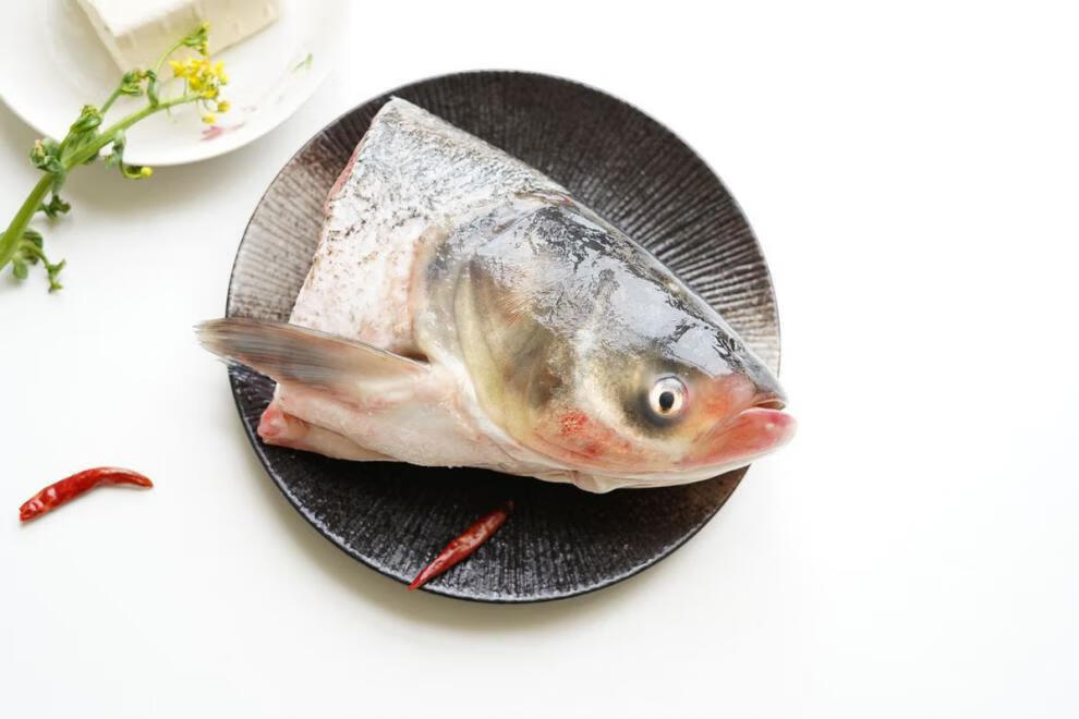 胖头鱼 2斤 花鲢头 白鲢头 大头鱼 剁椒鱼头 鳙鱼头 淡水活鱼 茅草街 