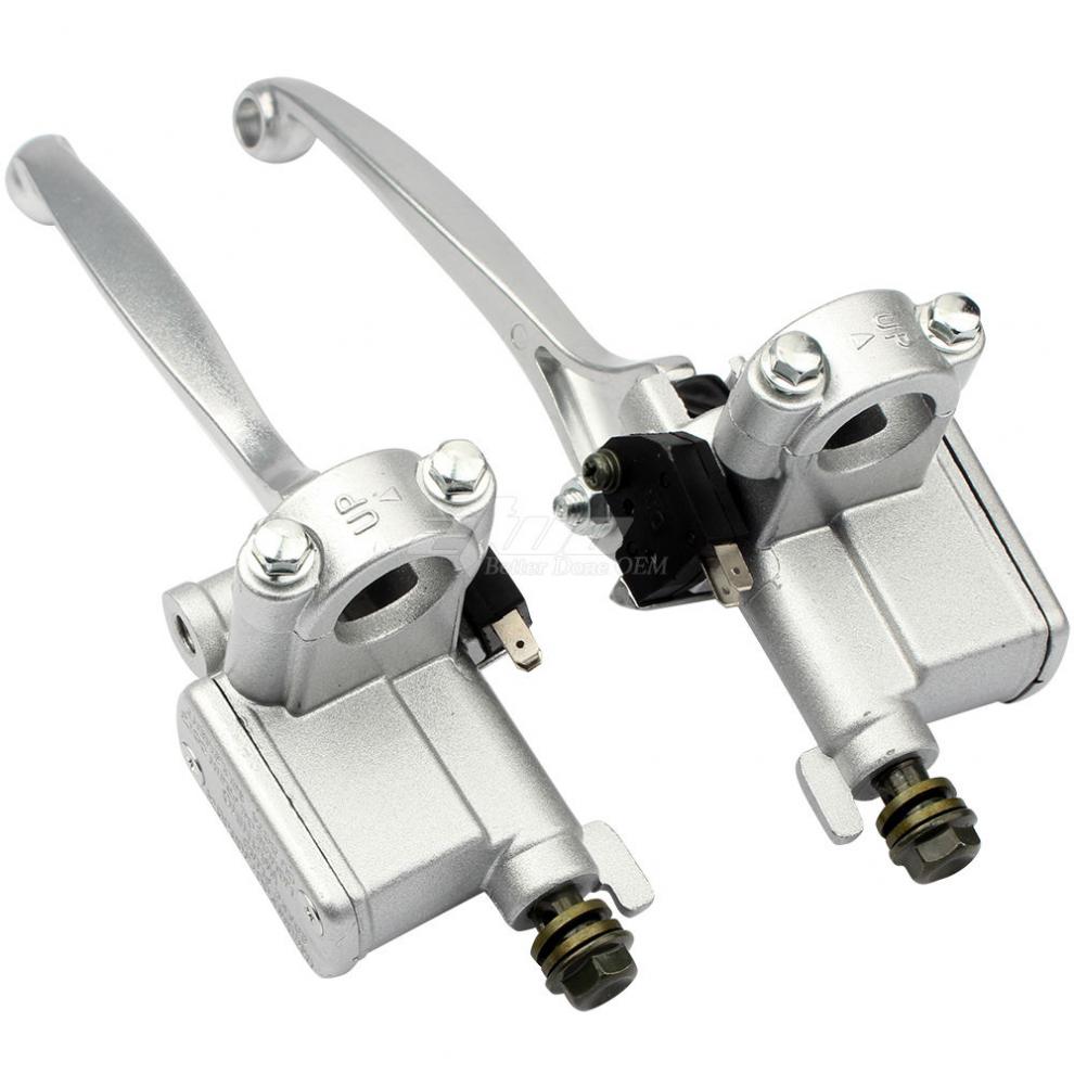 踏板电摩电瓶车配件左右刹车上泵碟刹泵液压泵刹车泵 左边 右边【图片