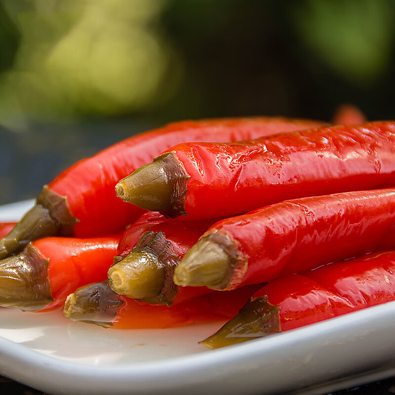 新款 四川泡菜泡椒泡美人椒坛泡二荆条红辣椒泡酸辣椒 肉厚脆-2斤商用