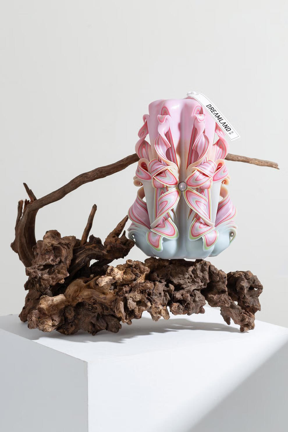 德国雕花蜡烛dreamland礼研中心纯手工雕刻雕花蜡烛香薰生日新婚摆件