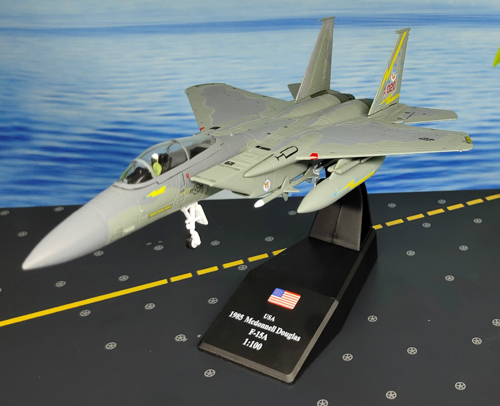 哈迷奇 f22戰鬥機模型合金f14f15f16f22f35殲j20飛機成品擺件 海鷂