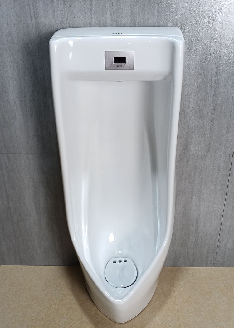 toto小便斗挂墙式一体感应落地小便池小便器uswn870810571904克丽丝