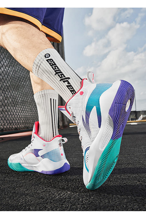 38节驭帅1542beng高帮篮球鞋男学生比赛战靴高颜值减震耐磨运动鞋