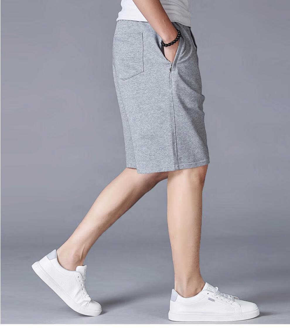 卡德迪大裤衩男士短裤外穿水洗系带宽松休闲五分裤男生夏季大码中裤