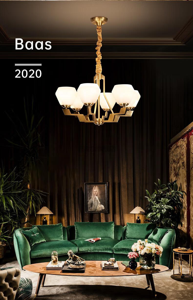 paulmann灯paulmann德国柏曼欧式客厅吊灯 全铜现代简约大气别墅轻奢