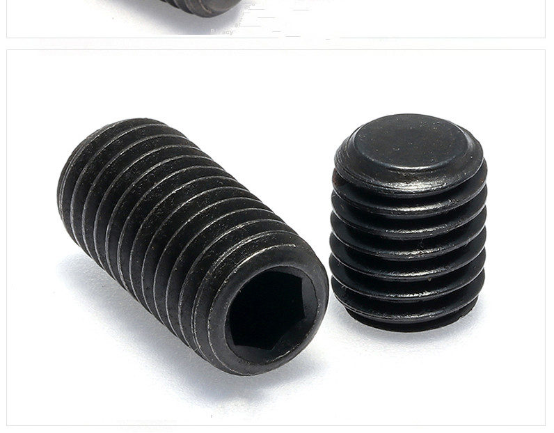 129级平端内六角紧定螺丝机米顶丝无头止付螺钉m14m20m14145个