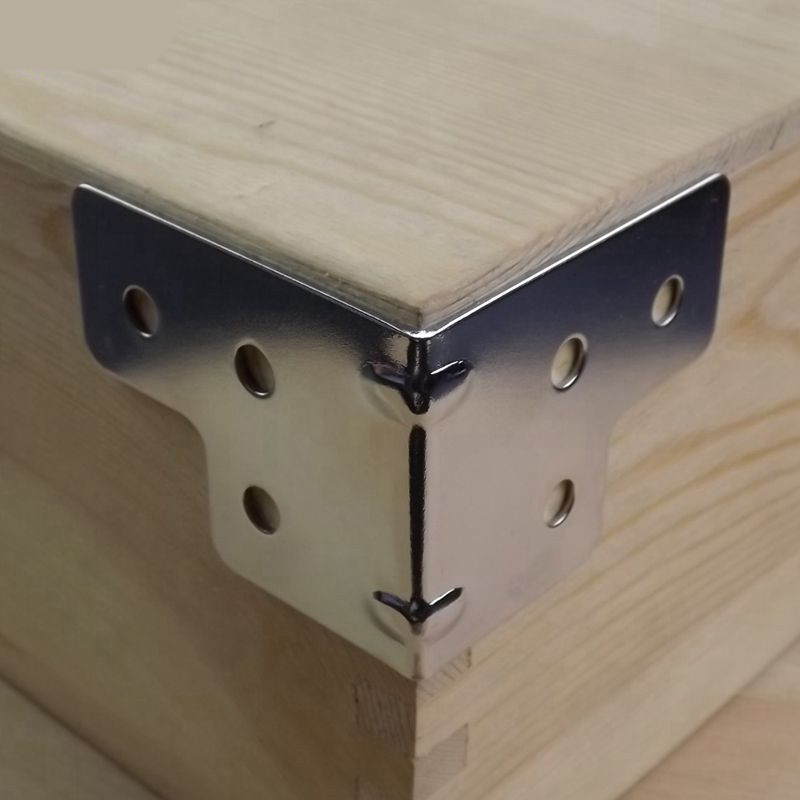 1大号木箱工具箱收纳盒家具音响配件包角铁皮护角包边角码