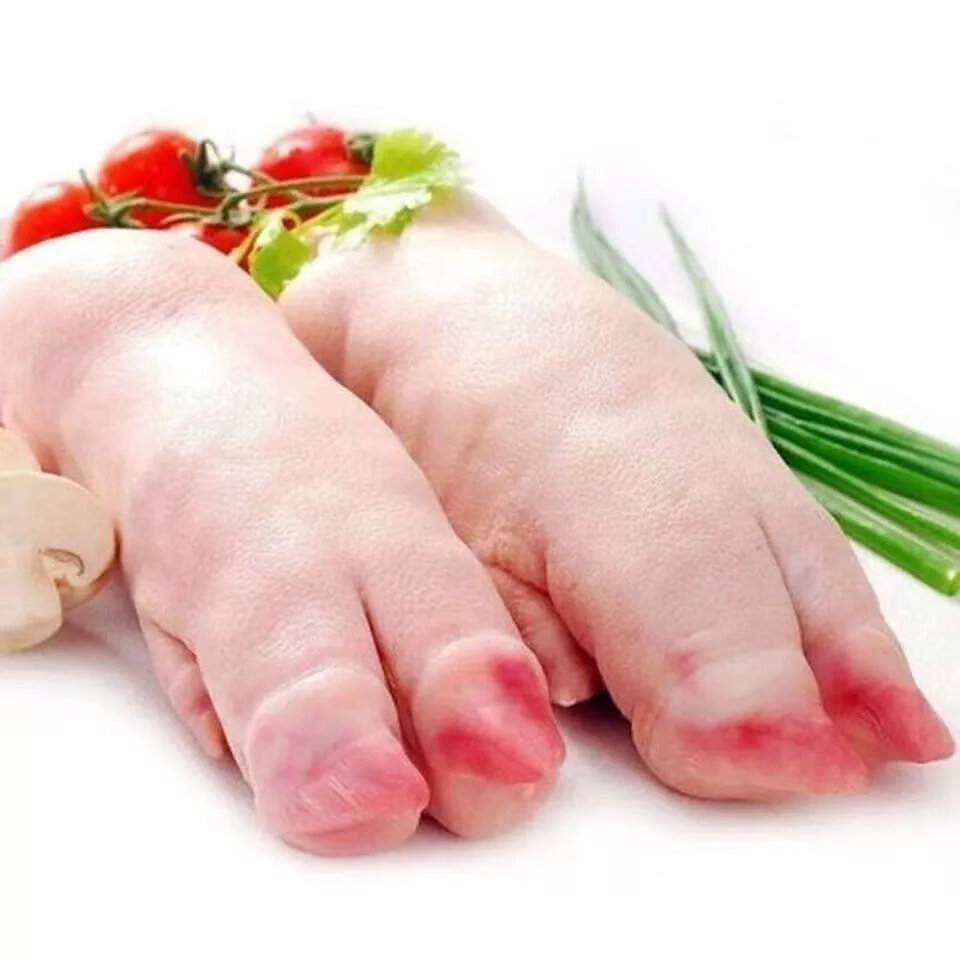 冷冻新鲜带筋小香猪爪前猪蹄生猪手烧烤净重 按照自己的省份选择 拍错