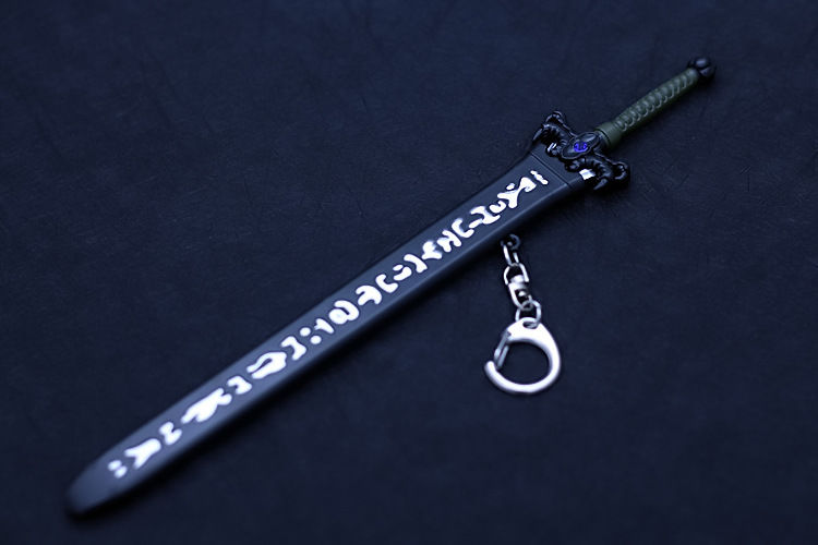 仙剑3魔剑仙剑奇侠传三周边景天魔剑神魔之剑古风鞘剑金属模型未开刃