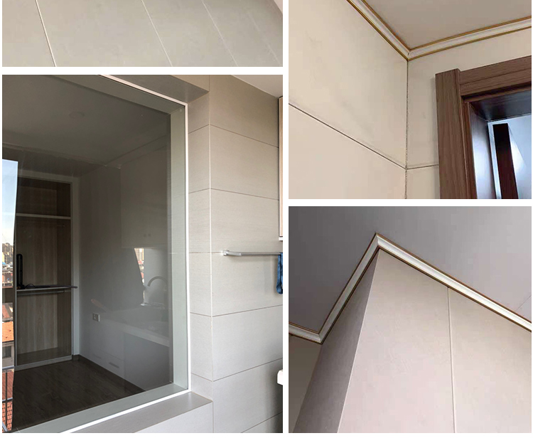 顶角线pvc美边线自粘家用客厅吊顶线条石膏线三角收边条顶角阴角装饰