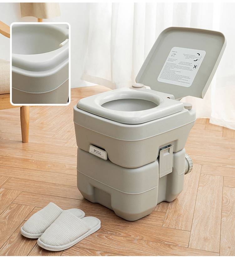 老人马桶可移动家用孕妇车载便携式防臭应急带冲水房车坐便器 10l绿色