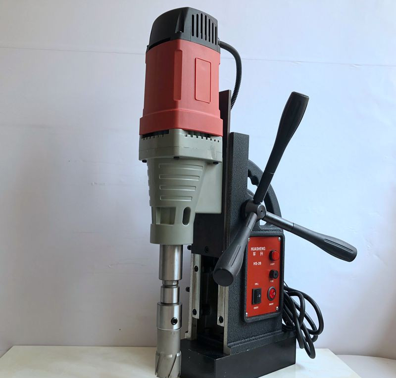 定制华升磁力钻磁座钻空心钻磁铁钻钢板打孔机hs132328323565rehs13