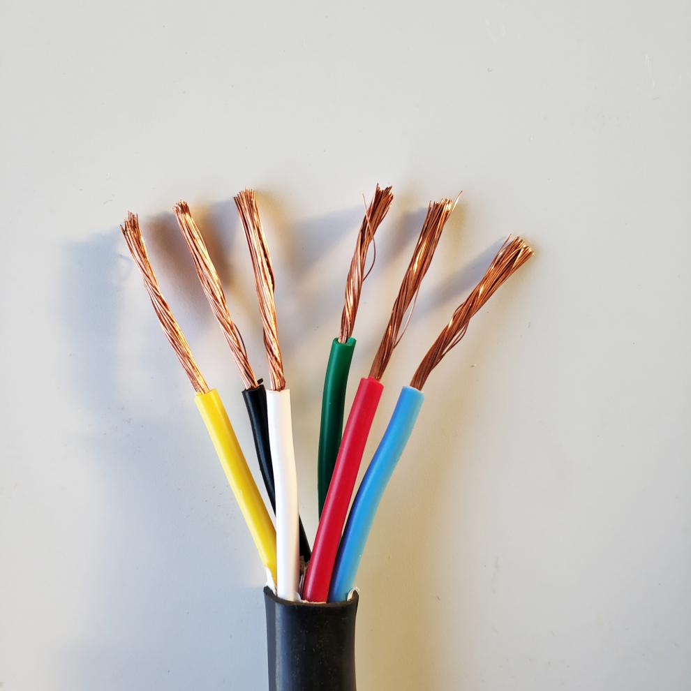 软信号线rvv/kvvr六6/7/8/10芯0.75/1/1.5/2.