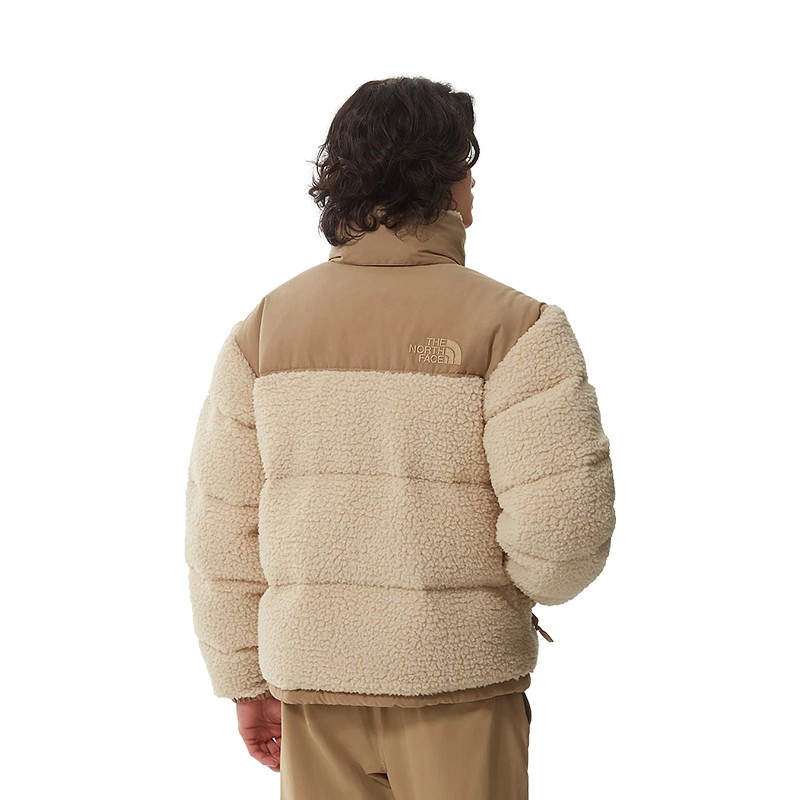 tnf北面美版sherpanuptse男女羊羔绒面料羽绒服600充绒量11g自然色s