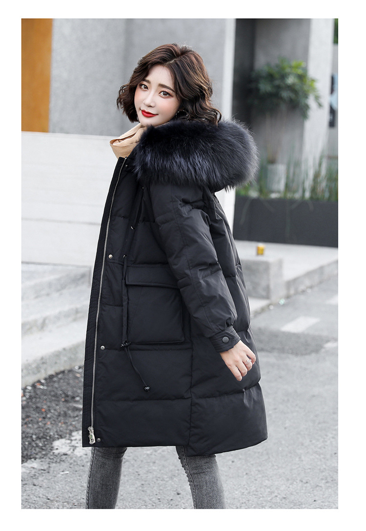 牧灵胖妹妹特大码女装宽松大码300斤羽绒服200斤加肥加大220胖人中长