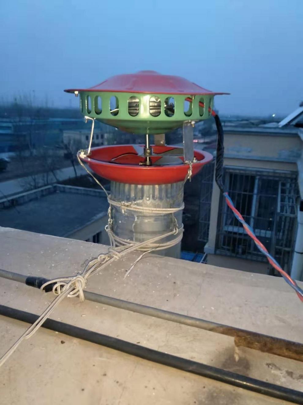 农村烟囱烟筒引风机防倒烟火炕排烟机家用烟筒抽风机强力锅炉风机100