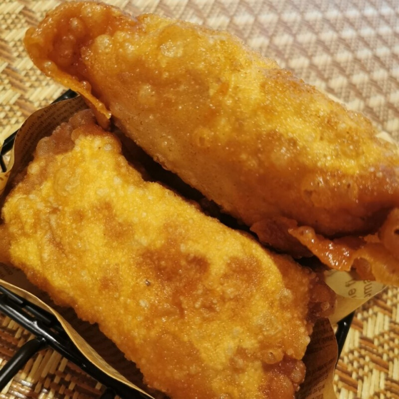 天津特产大饼夹炸素卷圈美味小吃早餐卷圈8个含大饼8块