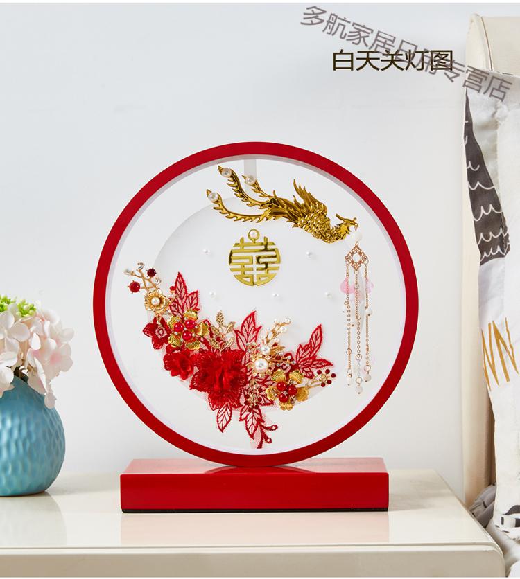 长明灯结婚广东中山灯具结婚台灯婚房卧室床头灯现代简约礼物陪嫁中式