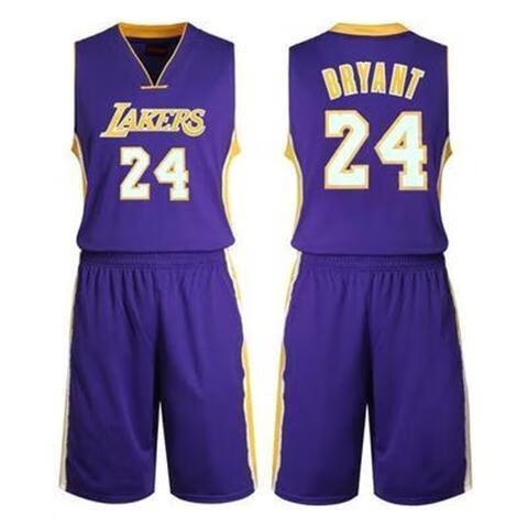 球衣套装定制詹姆斯球服湖人球服24号詹姆斯23号威少0号戴维斯篮球服